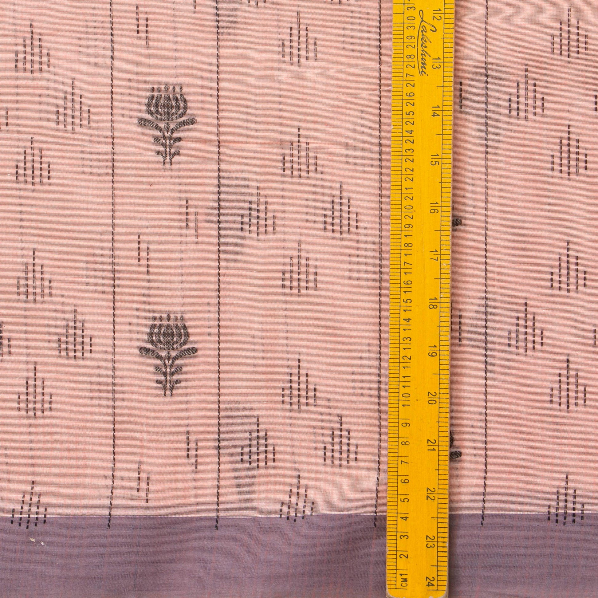 Peach Fancy Cotton Saree For Festive Wear PV MM FC 985 - Cotton Saree - Panjavarnam PV MM FC 986