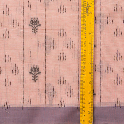 Peach Fancy Cotton Saree For Festive Wear PV MM FC 985 - Cotton Saree - Panjavarnam PV MM FC 986