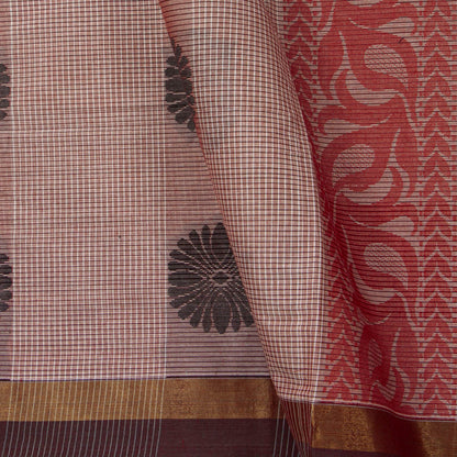 Pink Fancy Cotton Saree For Festive Wear PV MM FC 981 - Cotton Saree - Panjavarnam PV MM FC 981