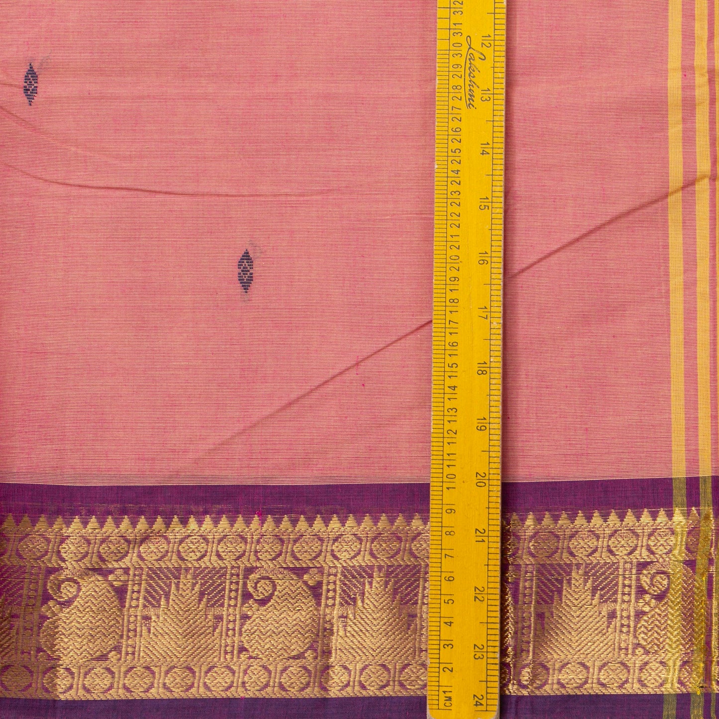 Pink And Magenta Kanchi Cotton Saree For Festive Wear PV MM KC 842 - Cotton Saree - Panjavarnam PV MM KC 842
