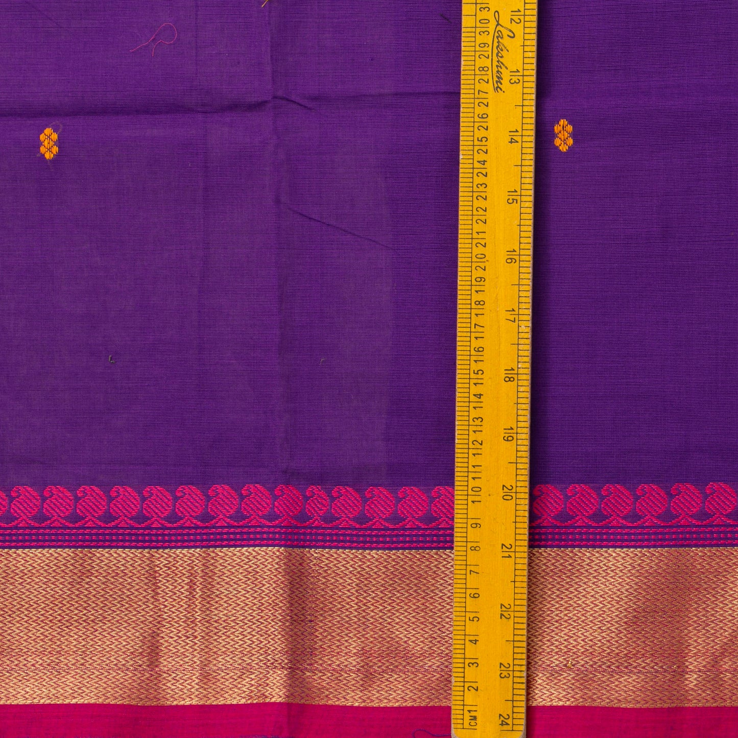 Purple And Pink Kanchi Cotton Saree For Festive Wear PV MM KC 781 - Cotton Saree - Panjavarnam PV MM KC 781