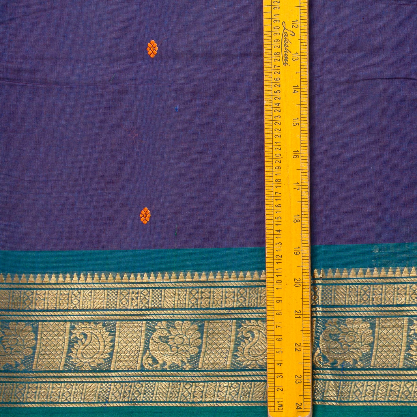 Blue Kanchi Cotton Saree For Festive Wear PV MM KC 770 - Cotton Saree - Panjavarnam PV MM KC 770