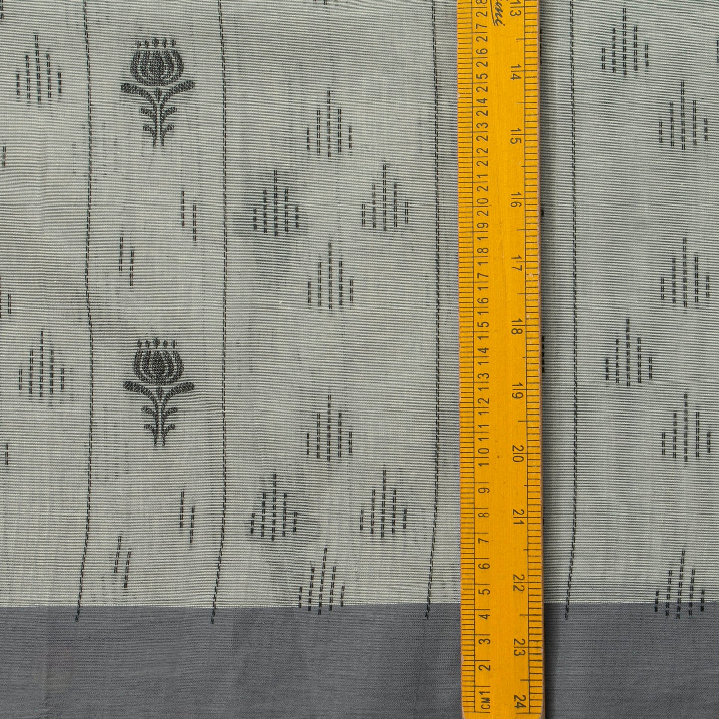 Grey Fancy Cotton Saree For Festive Wear PV MM FC 986 - Cotton Saree - Panjavarnam PV MM FC 986