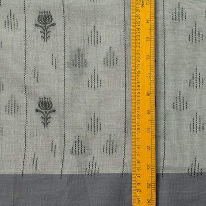 Grey Fancy Cotton Saree For Festive Wear PV MM FC 986 - Cotton Saree - Panjavarnam PV MM FC 986