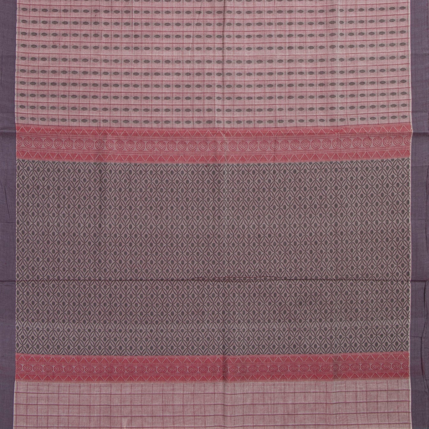 Pink Fancy Cotton Saree For Festive Wear PV MM FC 976 - Cotton Saree - Panjavarnam PV MM FC 976