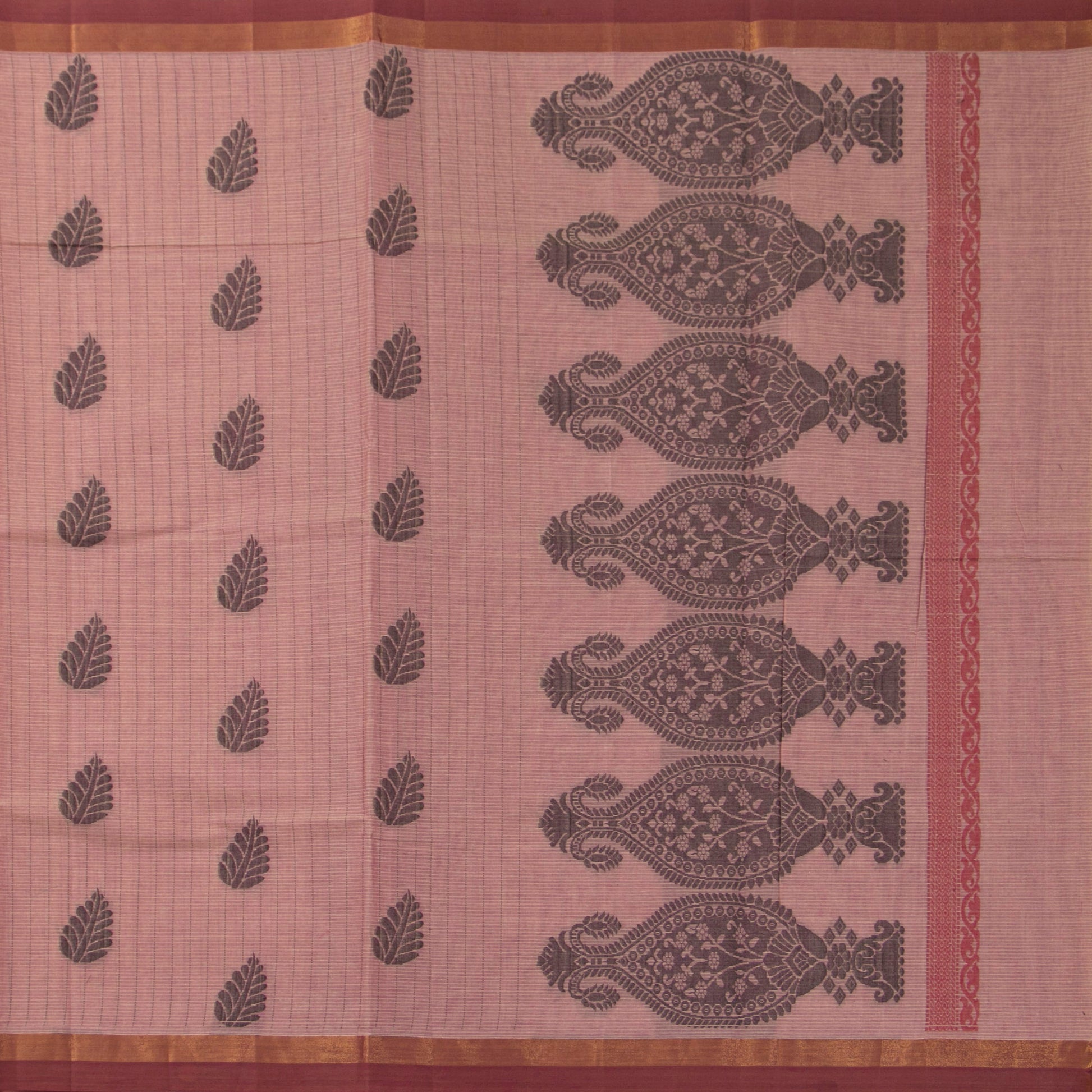 Gheva Fancy Cotton Saree For Festive Wear PV MM FC 974 - Cotton Saree - Panjavarnam PV MM FC 974