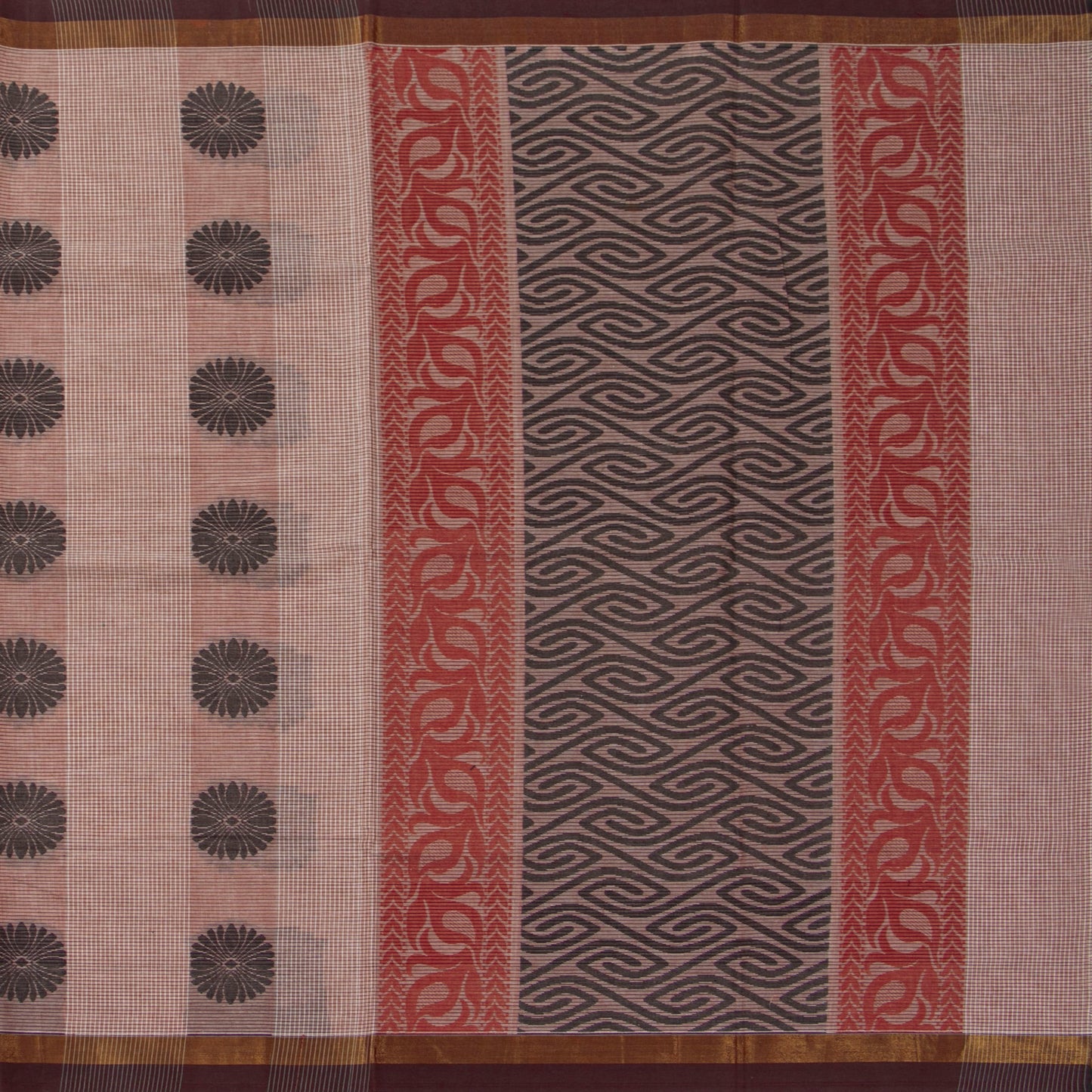 Pink Fancy Cotton Saree For Festive Wear PV MM FC 981 - Cotton Saree - Panjavarnam PV MM FC 981