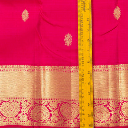 Pink Kanchipuram Silk Saree For Festive Wear PV NYC 1569