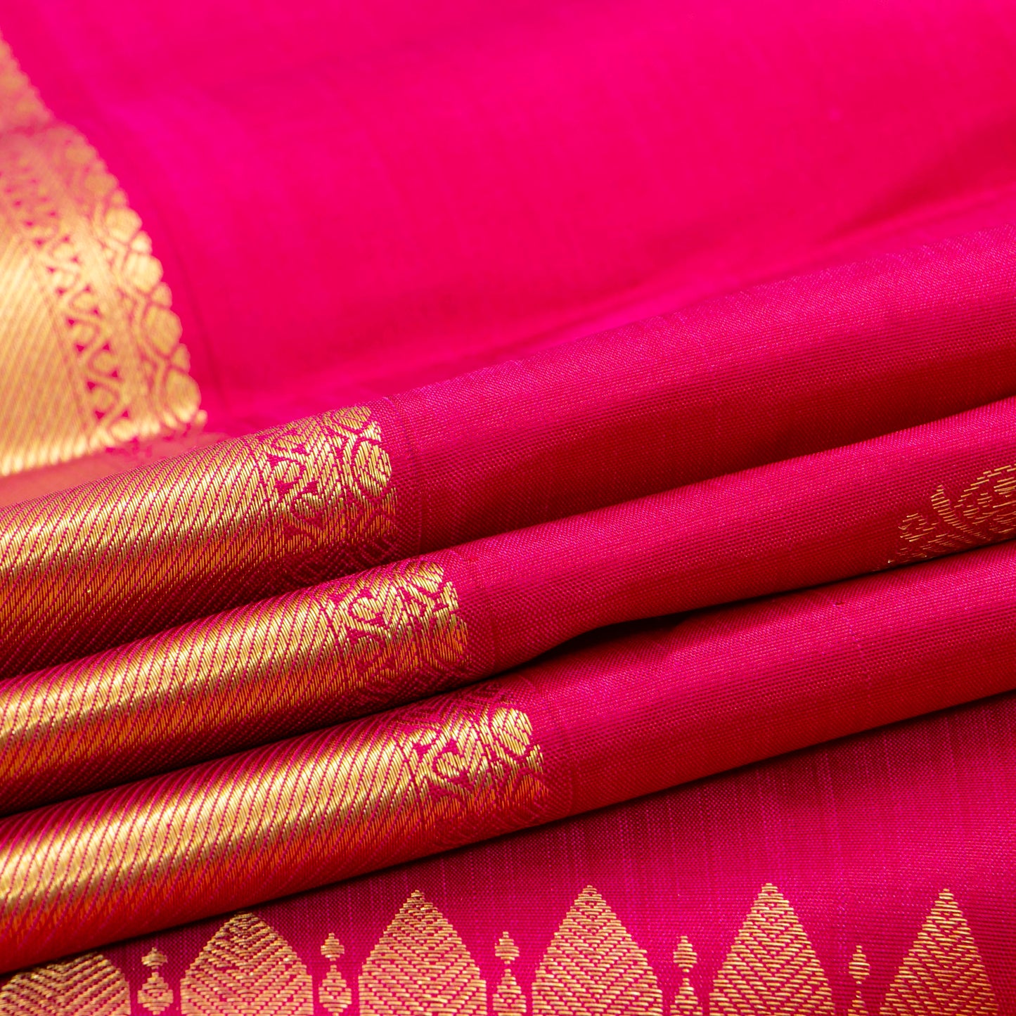 Pink Kanchipuram Silk Saree For Festive Wear PV NYC 1569