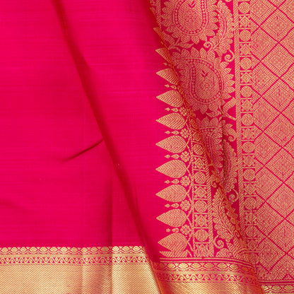 Pink Kanchipuram Silk Saree For Festive Wear PV NYC 1569