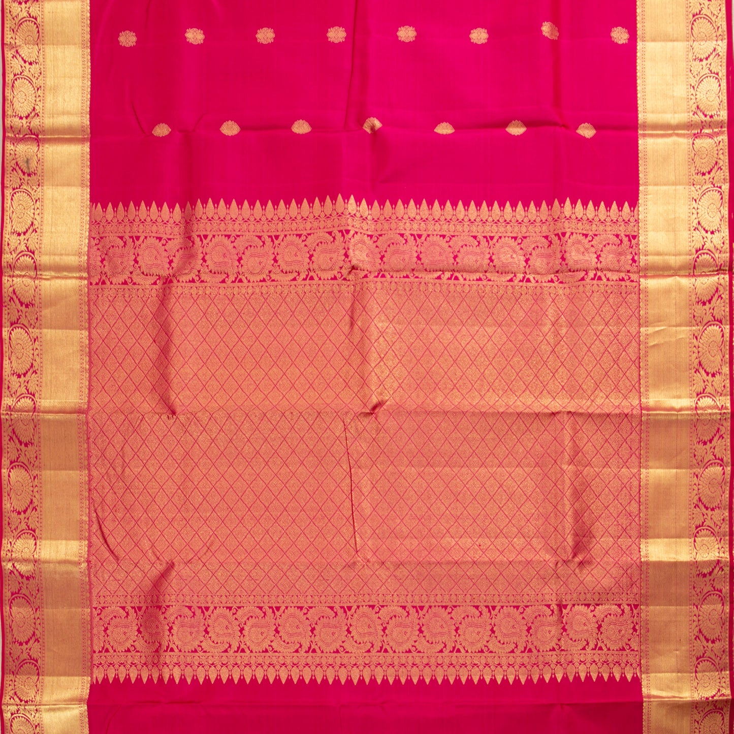 Pink Kanchipuram Silk Saree For Festive Wear PV NYC 1569