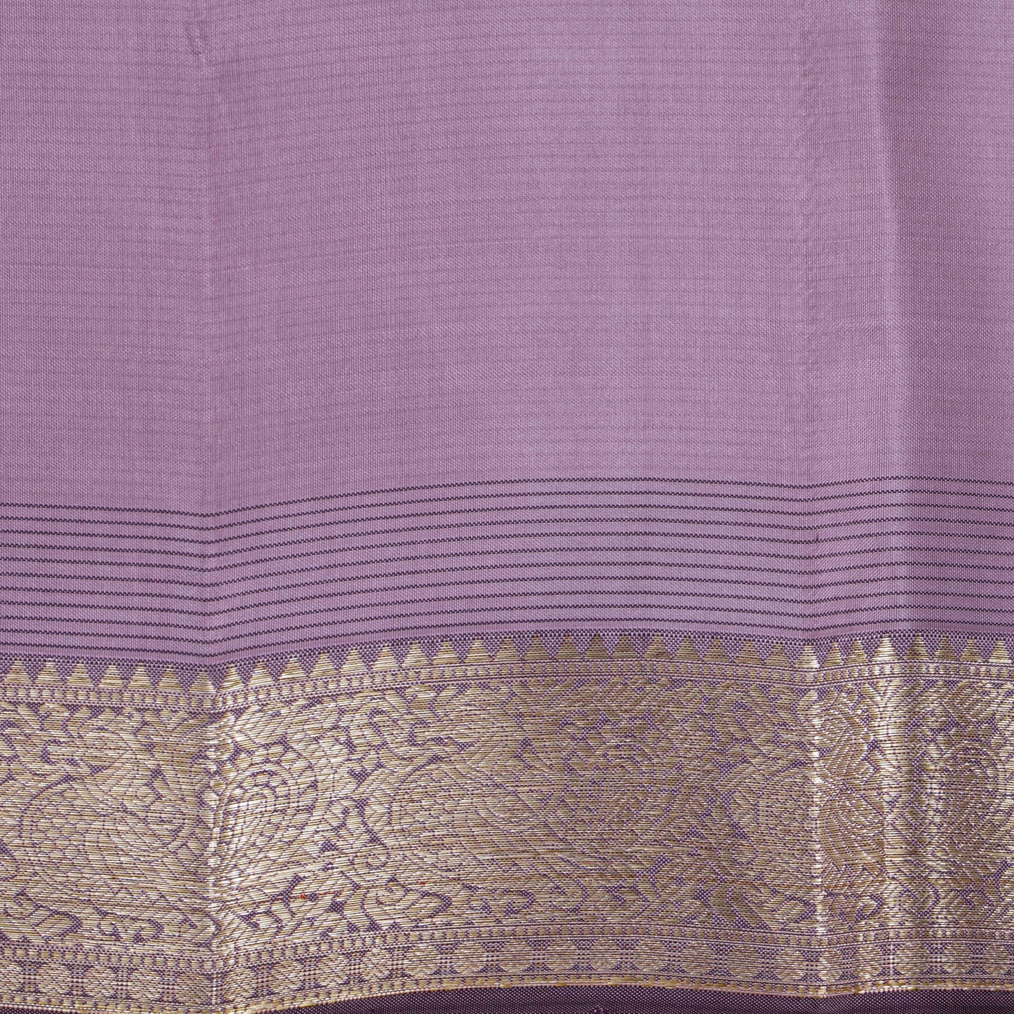 Lilac Kanchipuram Silk Saree For Festive Wear PV NYC 1504