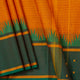 Orange Kanchi Cotton Saree Ganga Jamuna Border For Festive Wear PV MM KC 932