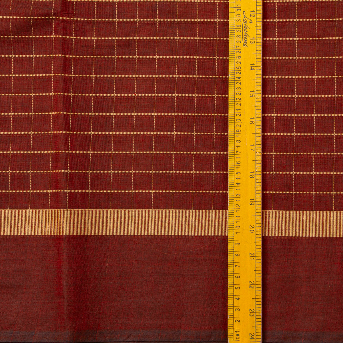 Maroon Kanchi Cotton Saree For Festive Wear PV MM KC 927