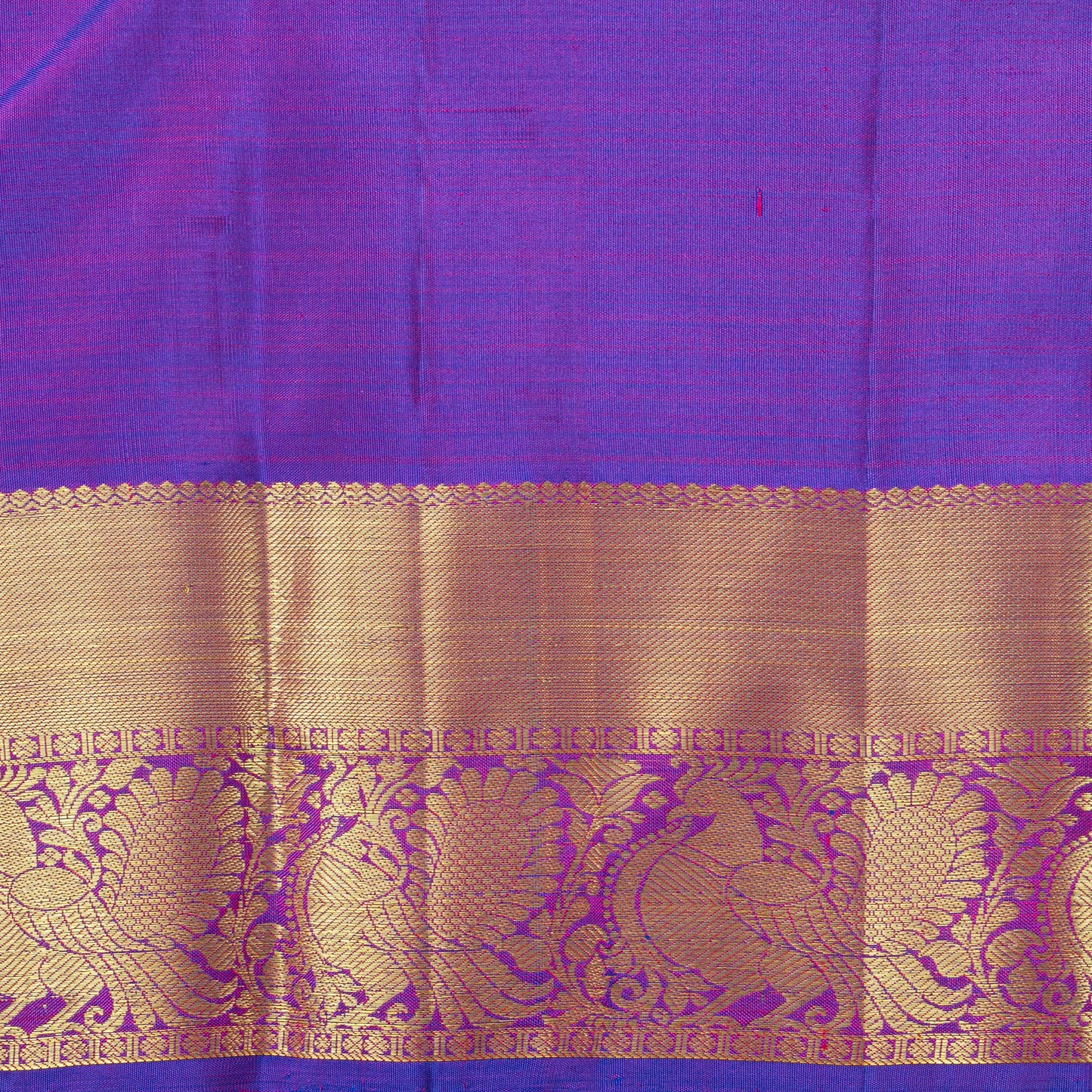 Pink And Violet Kanchipuram Silk Saree For Festive Wear PV NYC 1560