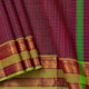 Magenta And Green Kanchi Cotton Saree For Festive Wear PV MM KC 929