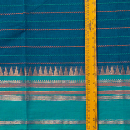 Blue Kanchi Cotton Saree For Festive Wear PV MM KC 919