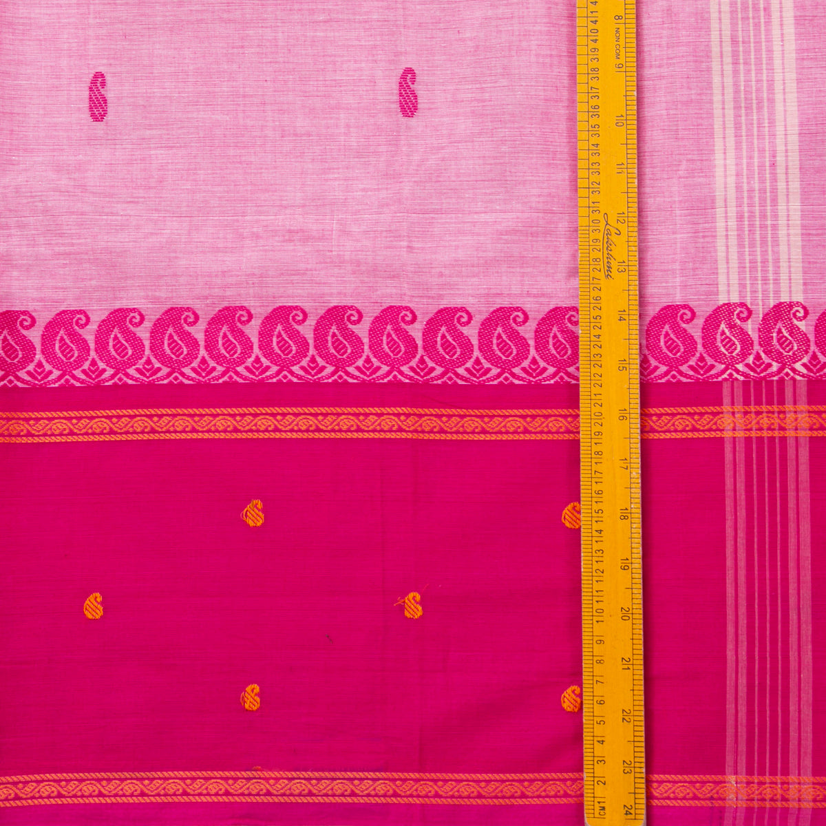 Pink Kanchi Cotton Saree For Festive Wear PV MM KC 951