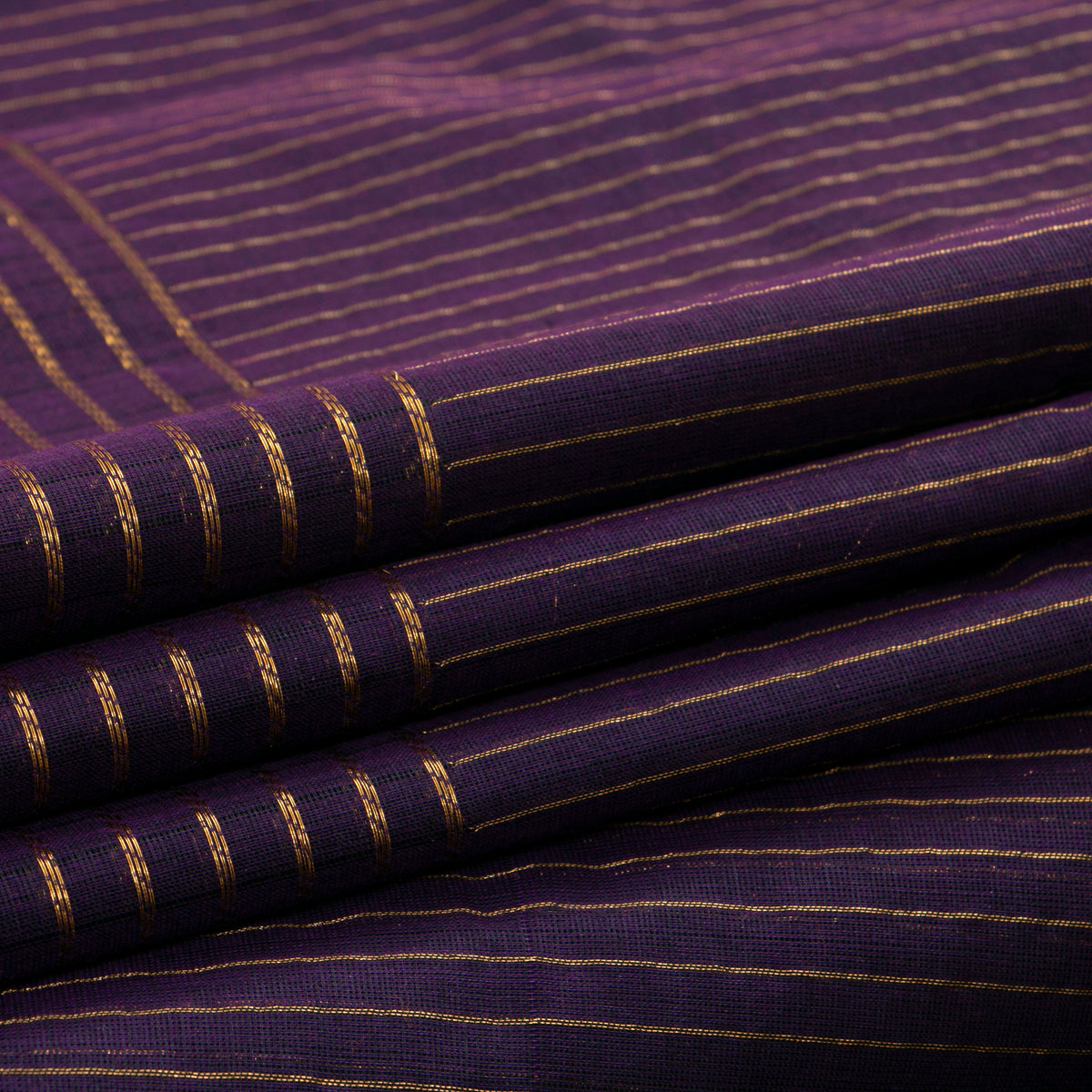 Purple Kanchi Cotton Saree For Festive Wear PV MM KC 741