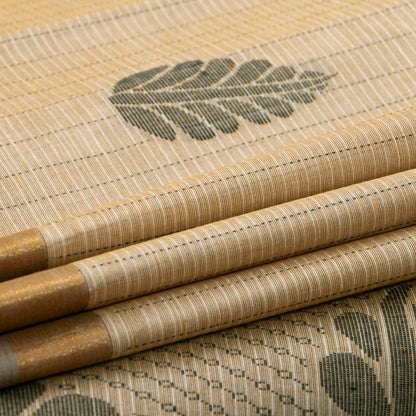 Beige Cotton Saree For Festive Wear PV MM KC 972
