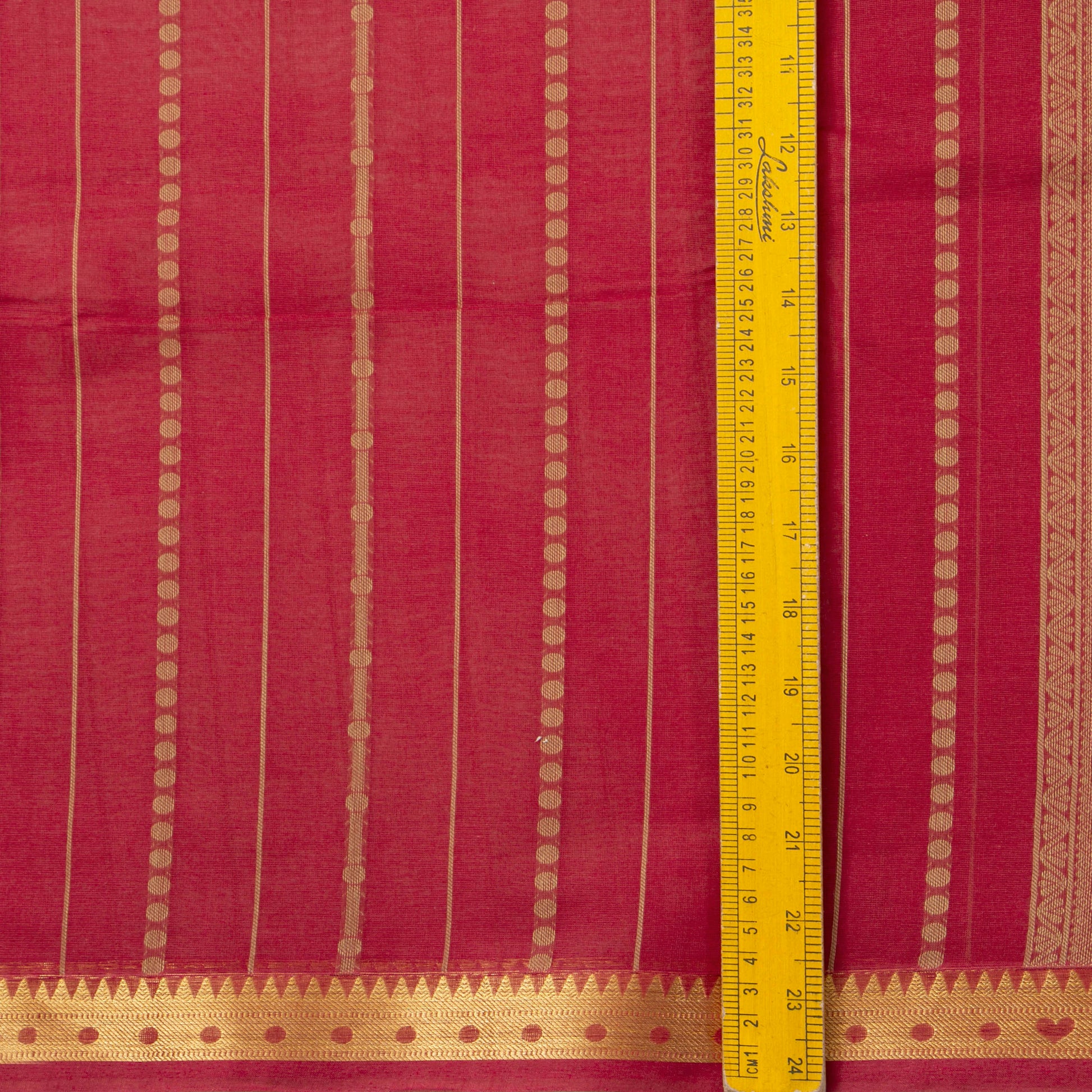 Maroon Fancy Cotton Saree For Festive Wear PV MM FC 973 - Cotton Saree - Panjavarnam 