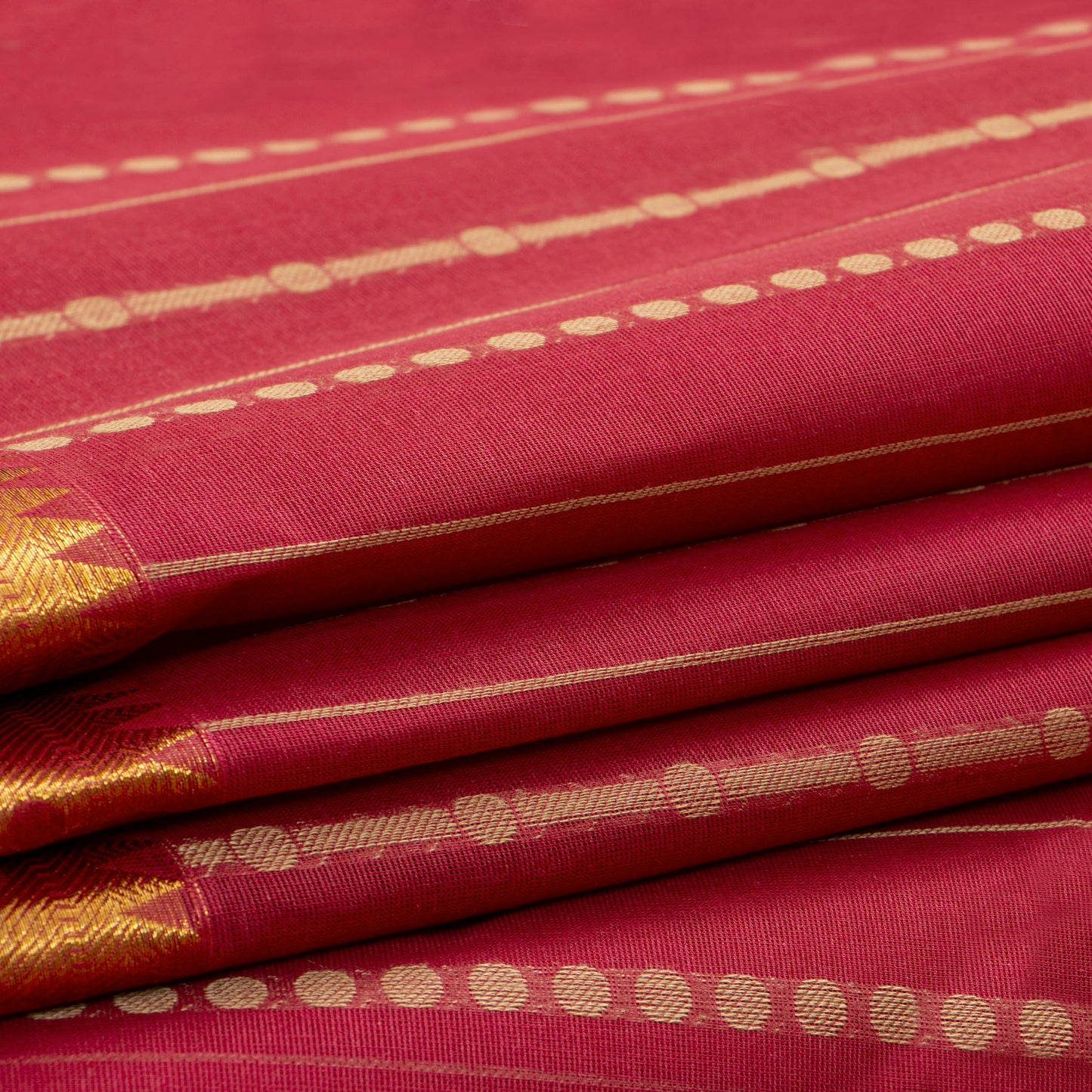 Maroon Fancy Cotton Saree For Festive Wear PV MM FC 973 - Cotton Saree - Panjavarnam 