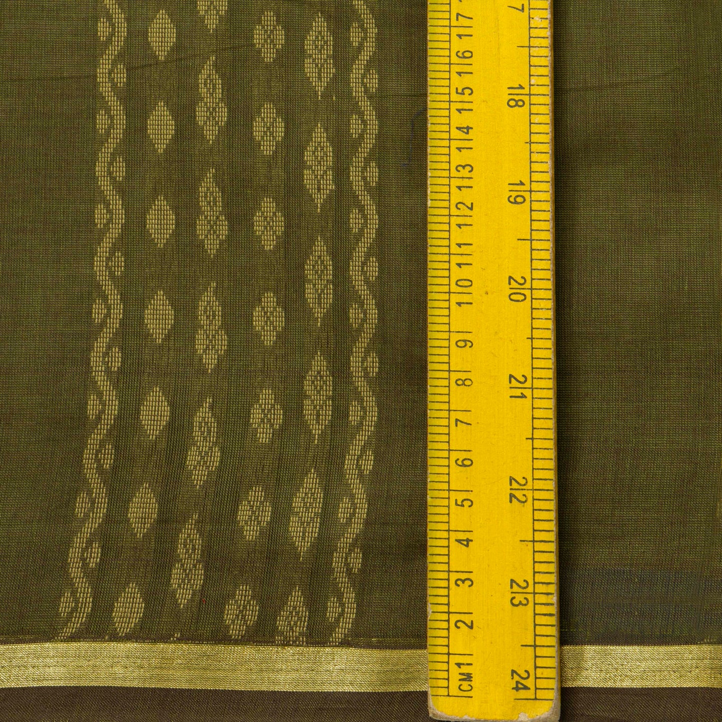 Green Fancy Cotton Saree For Festive Wear PV MM FC 966