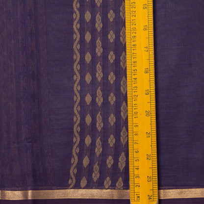 Purple Fancy Cotton Saree For Festive Wear PV MM FC 967