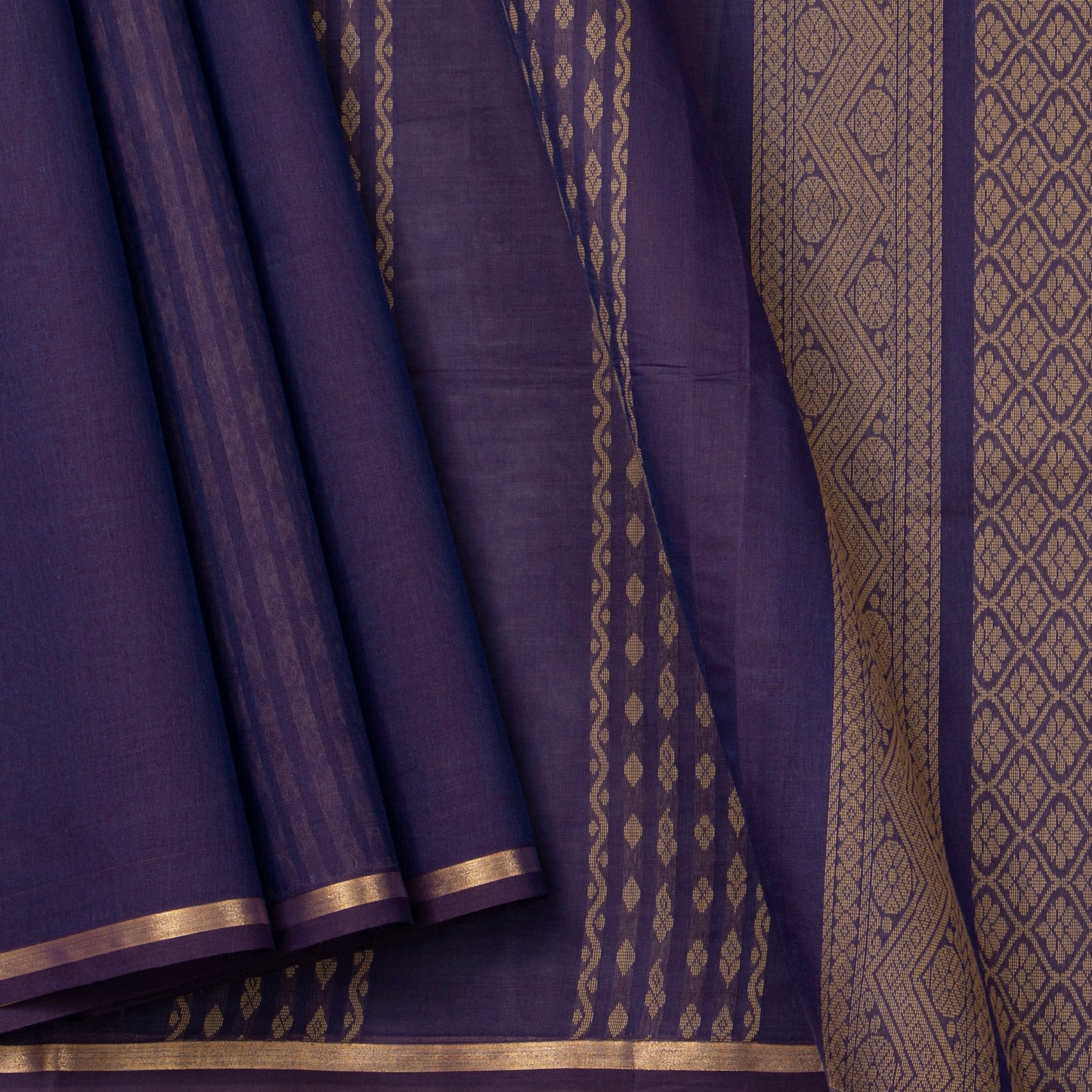 Purple Fancy Cotton Saree For Festive Wear PV MM FC 967