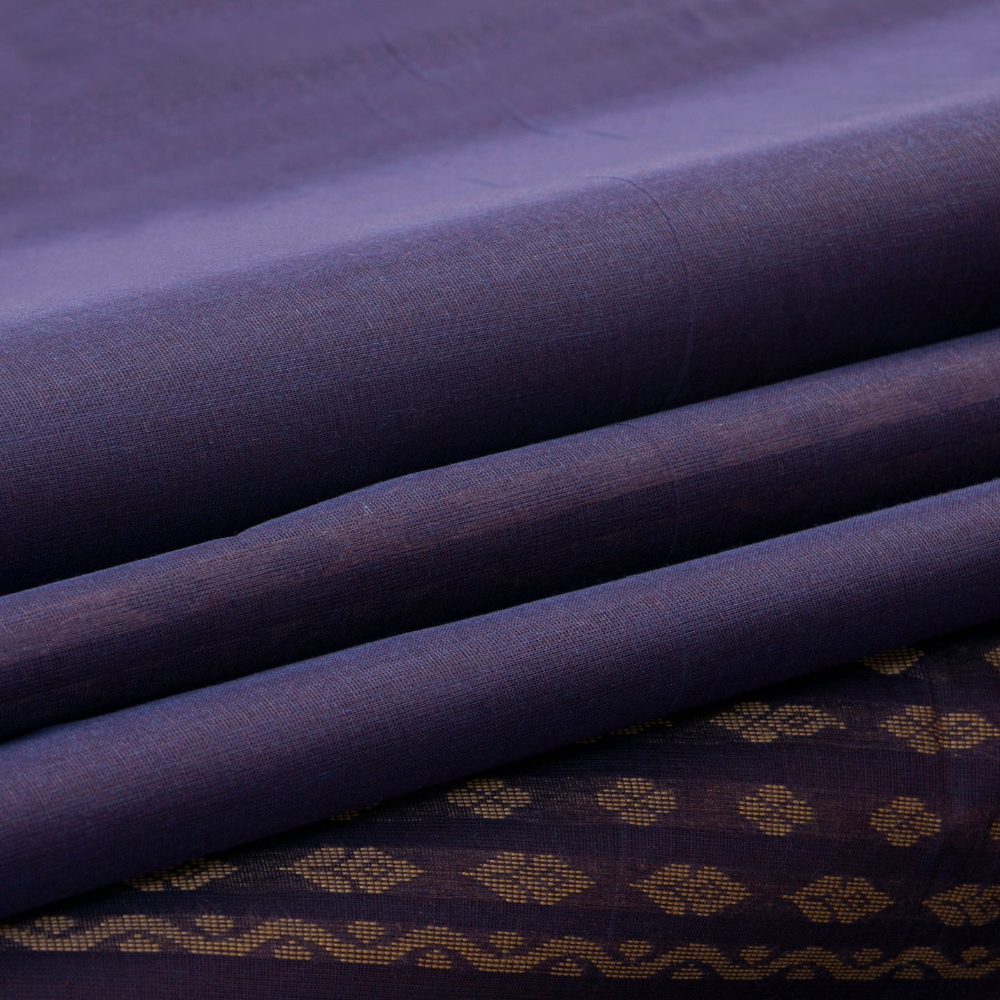 Purple Fancy Cotton Saree For Festive Wear PV MM FC 967