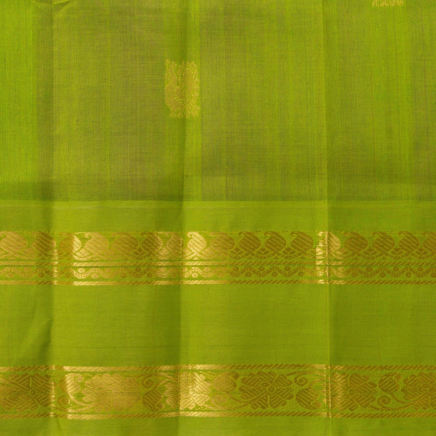Purple And Green Kanchi Silk Cotton Saree For Festive Wear VP SC 166