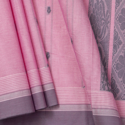 Pink Fancy Cotton Saree For Festive Wear PV MM FC 962