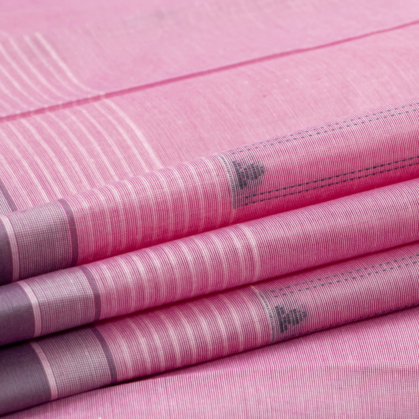 Pink Fancy Cotton Saree For Festive Wear PV MM FC 962