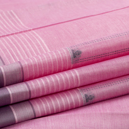 Pink Fancy Cotton Saree For Festive Wear PV MM FC 962