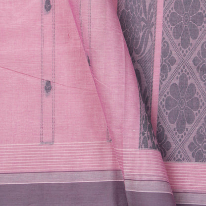 Pink Fancy Cotton Saree For Festive Wear PV MM FC 962