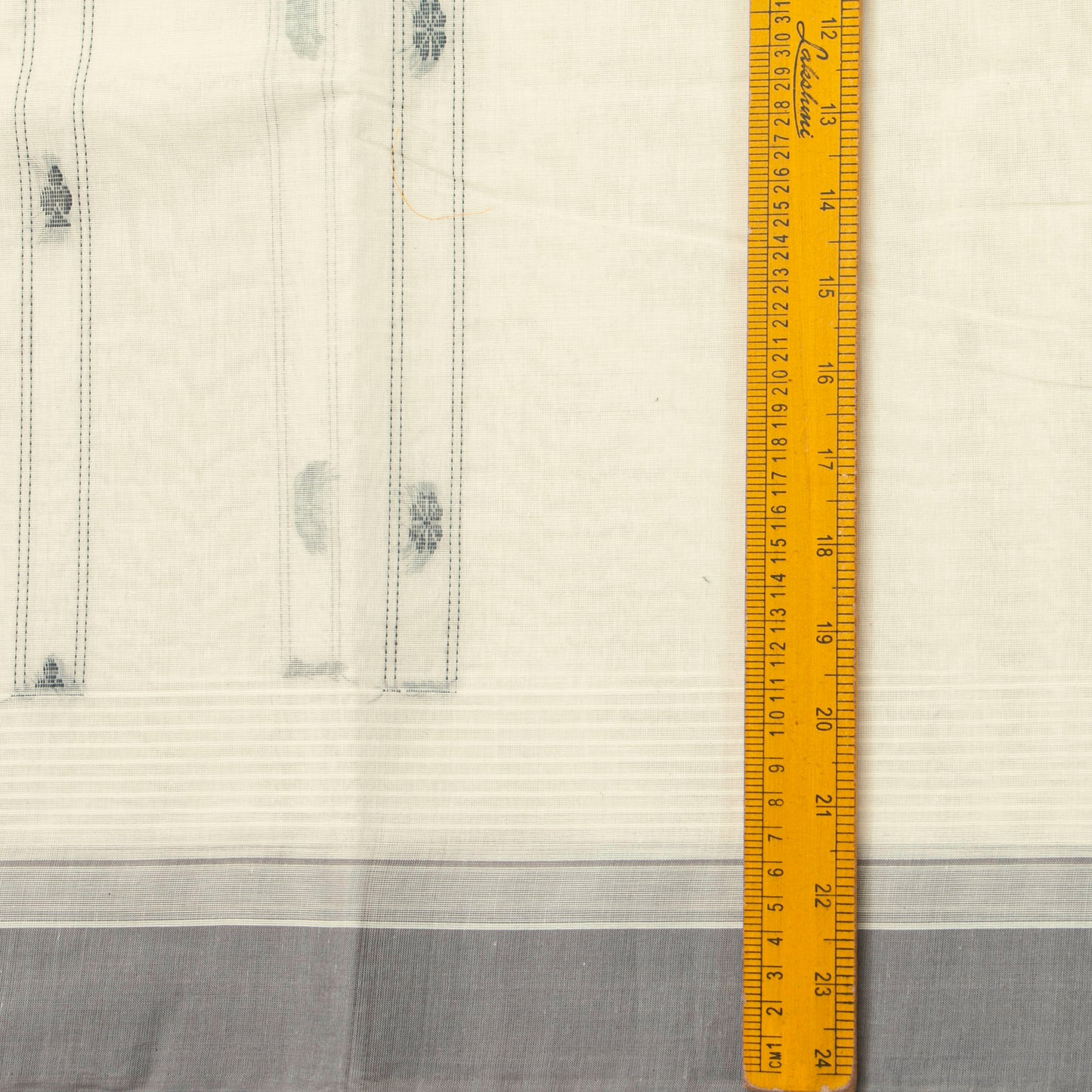 Off White Fancy Cotton Saree For Festive Wear PV MM FC 963