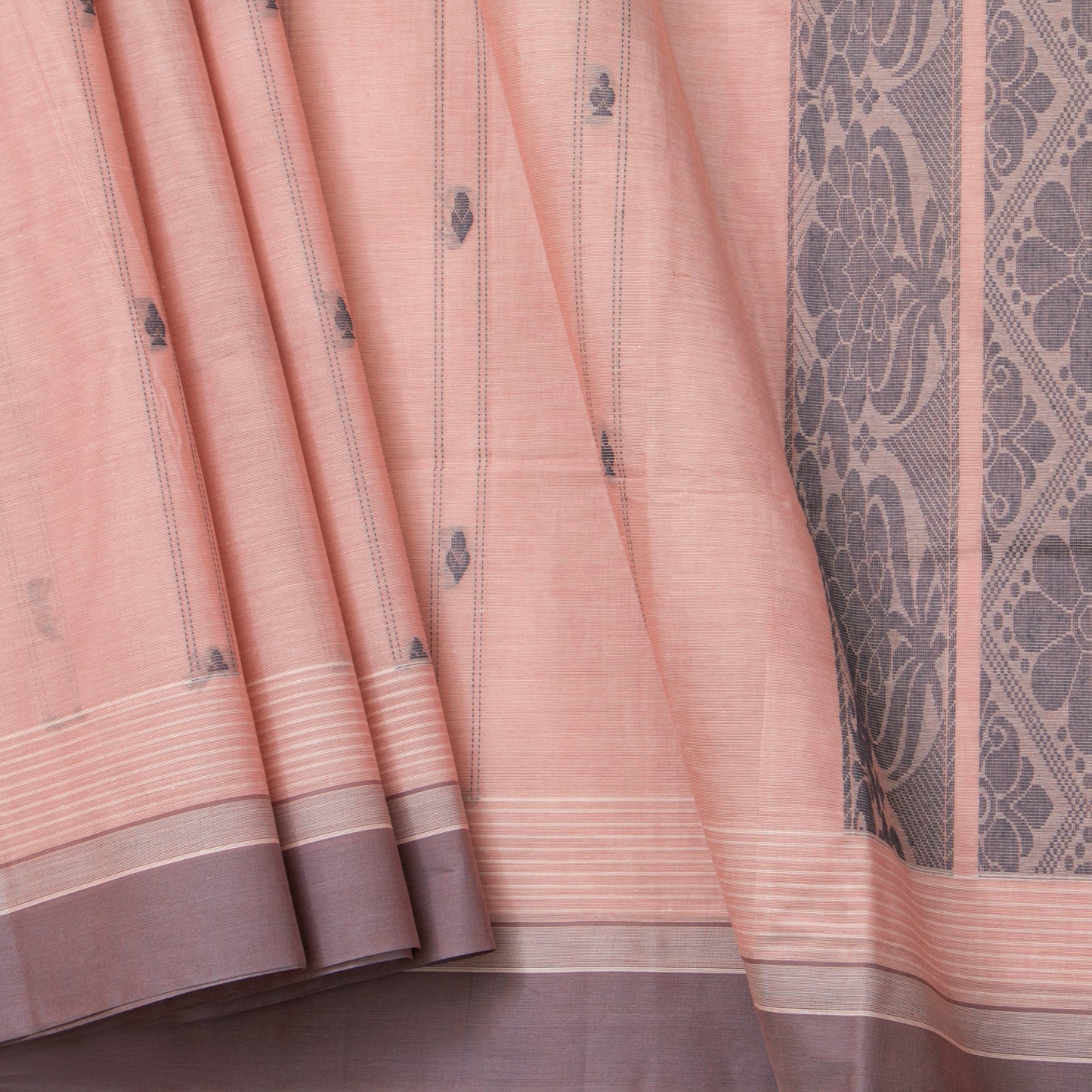 Pink Fancy Cotton Saree For Festive Wear PV MM FC 964