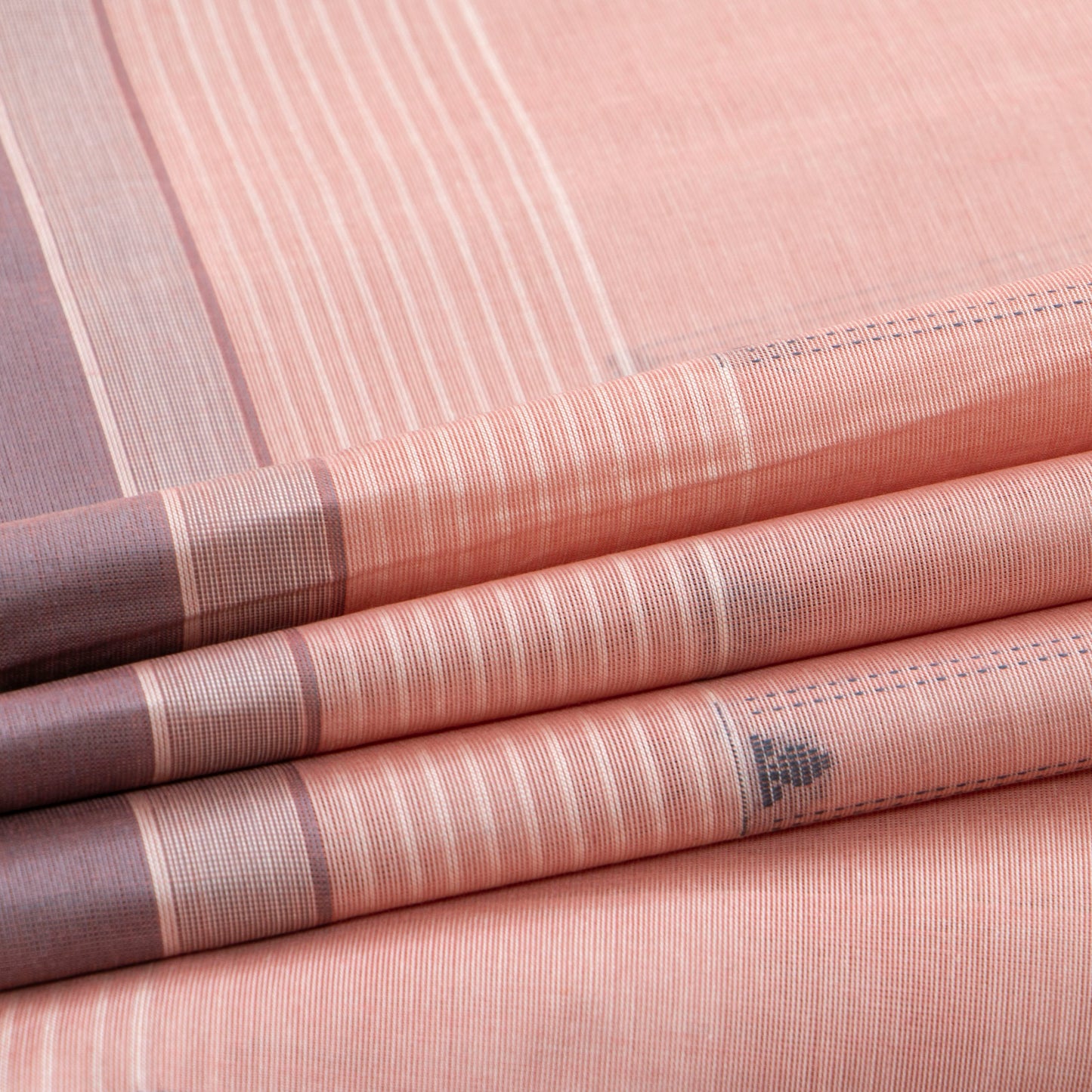Pink Fancy Cotton Saree For Festive Wear PV MM FC 964