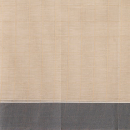 Off White Fancy Cotton Saree For Festive Wear PV MM FC 982 - Cotton Saree - Panjavarnam PV MM FC 982