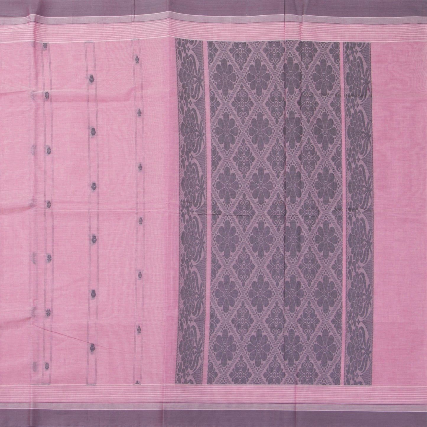Pink Fancy Cotton Saree For Festive Wear PV MM FC 962