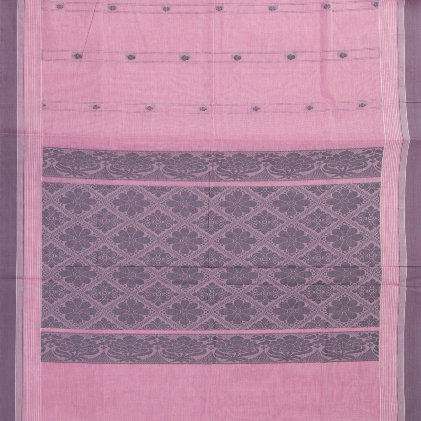 Pink Fancy Cotton Saree For Festive Wear PV MM FC 962