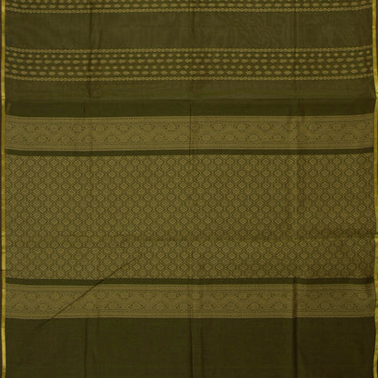 Green Fancy Cotton Saree For Festive Wear PV MM FC 966
