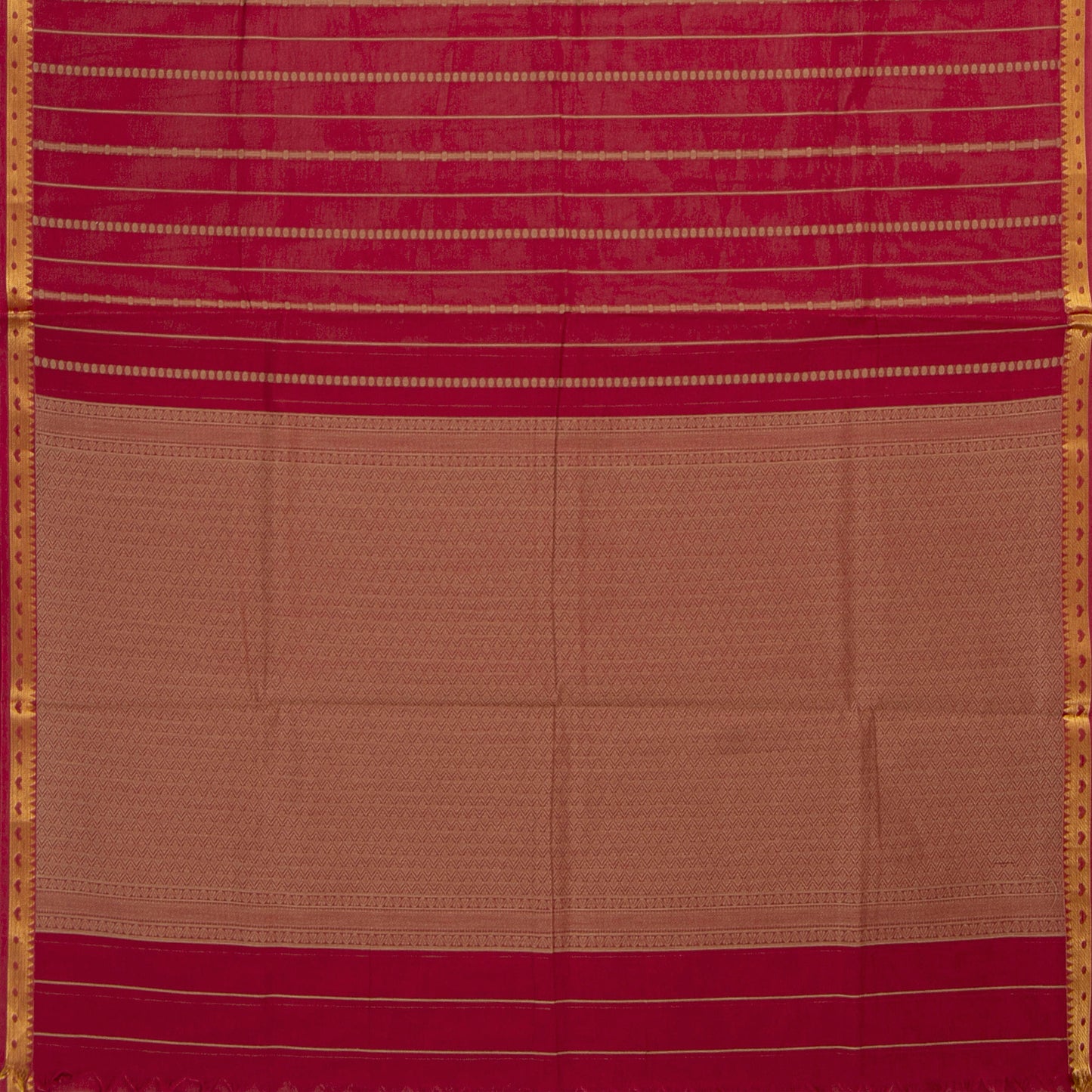 Maroon Fancy Cotton Saree For Festive Wear PV MM FC 973 - Cotton Saree - Panjavarnam 