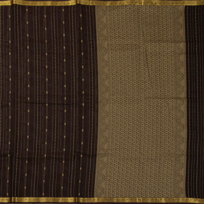 Brown Kanchi Cotton Saree For Festive Wear PV MM KC 970