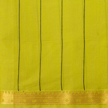 Green  Kanchi Cotton Saree For Festive Wear PV MM KC 971