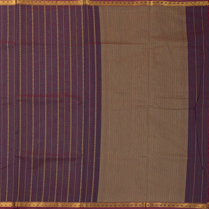 Mauve Cotton Saree For Festive Wear PV MM KC 969