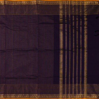 Purple Kanchi Cotton Saree For Festive Wear PV MM KC 741
