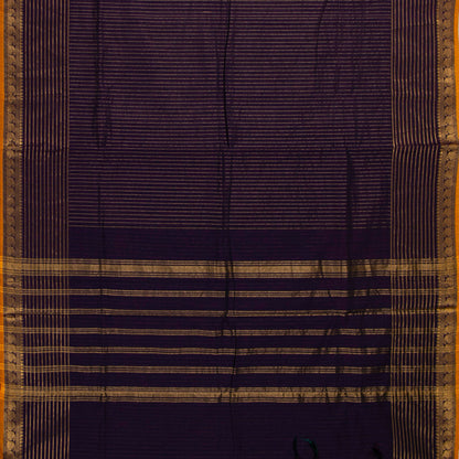 Purple Kanchi Cotton Saree For Festive Wear PV MM KC 741