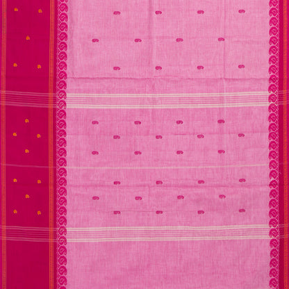 Pink Kanchi Cotton Saree For Festive Wear PV MM KC 951