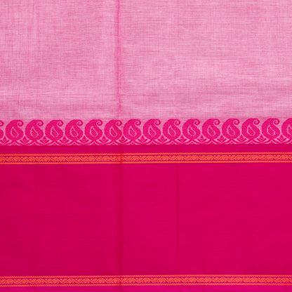 Pink Kanchi Cotton Saree For Festive Wear PV MM KC 951